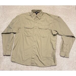 Blackhawk Warrior Wear Shirt Men's Long Sleeve Tactical Button Up Size Large